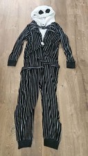 Nightmare Before Christmas Jack Skellington Pajama Hoodie Adult 2XL