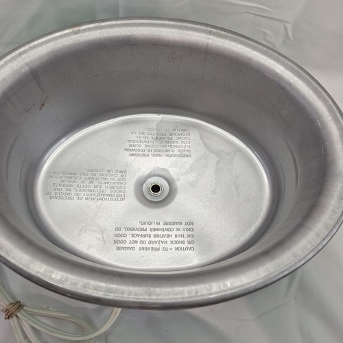 Vtg Crock Pot Football Game Day Slow Cooker 3.5 Qt Tested Works Great Clean - Picture 8 of 8