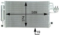 Mahle Kondensator Klimaanlage AC 399 000S FüR KIA Hyundai Tucson JM 1 SUV Allrad