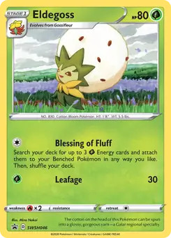 Eldegoss - SWSH046 - Pokemon Sword & Shield Promo Ultra Rare Holo Card NM