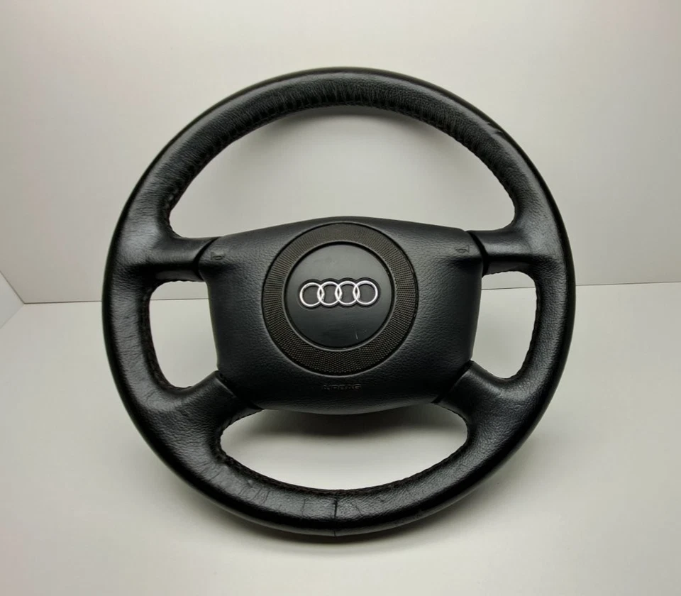 Audi A4 B5 8D Lenkrad Airbaglenkrad Hupenknopf Hupe *komplett* - Bild 2 von 4