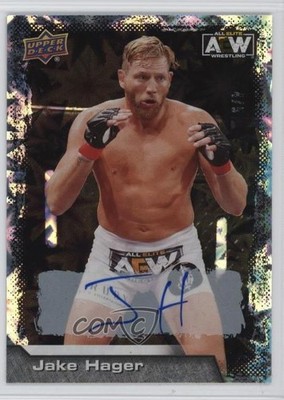 2022 Upper Deck AEW All Elite Wrestling Dynamite 4/5 Jake Hager #18 Auto ob9