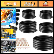 10FT Fuel Line Hose Kit - 3/8", 5/16", 1/4", 1/2", 3/16" ID - Durable, Flexible
