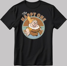 Disney Snow White And The Seven Dwarfs Black T-Shirt