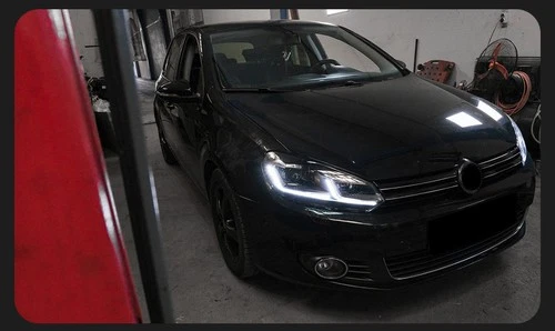 For VW Golf 6 Mk6 2009-2014 LED Headlight DRL Turn Signal Projector Lens   - Picture 4 of 11