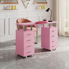 Professional Manicure Table Salon Nail Station Beauty Desk with Dust Collector