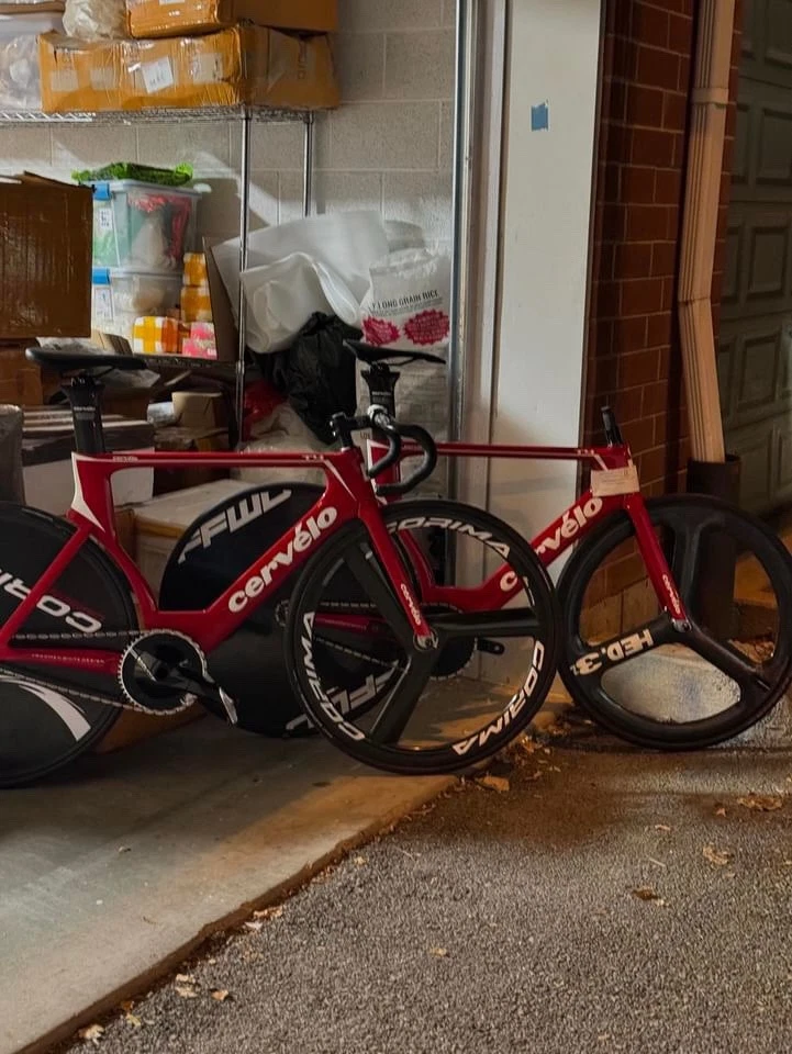 Cuadro de engranajes fijos Cervelo T4 Carbon Track 56 cm Foto 2 de 2