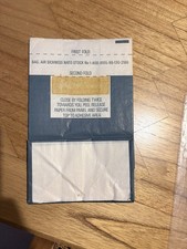 NATO VINTAGE AIRLINE AIR SICKNESS BAG SICK BARF MOTION WASTE