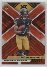 2022 Panini XR Rookies Orange 29/99 Calvin Austin III #136 19b0