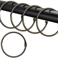 12PCS Bathroom Curtain Rings Shower Curtain Hooks Bathroom Accessories
