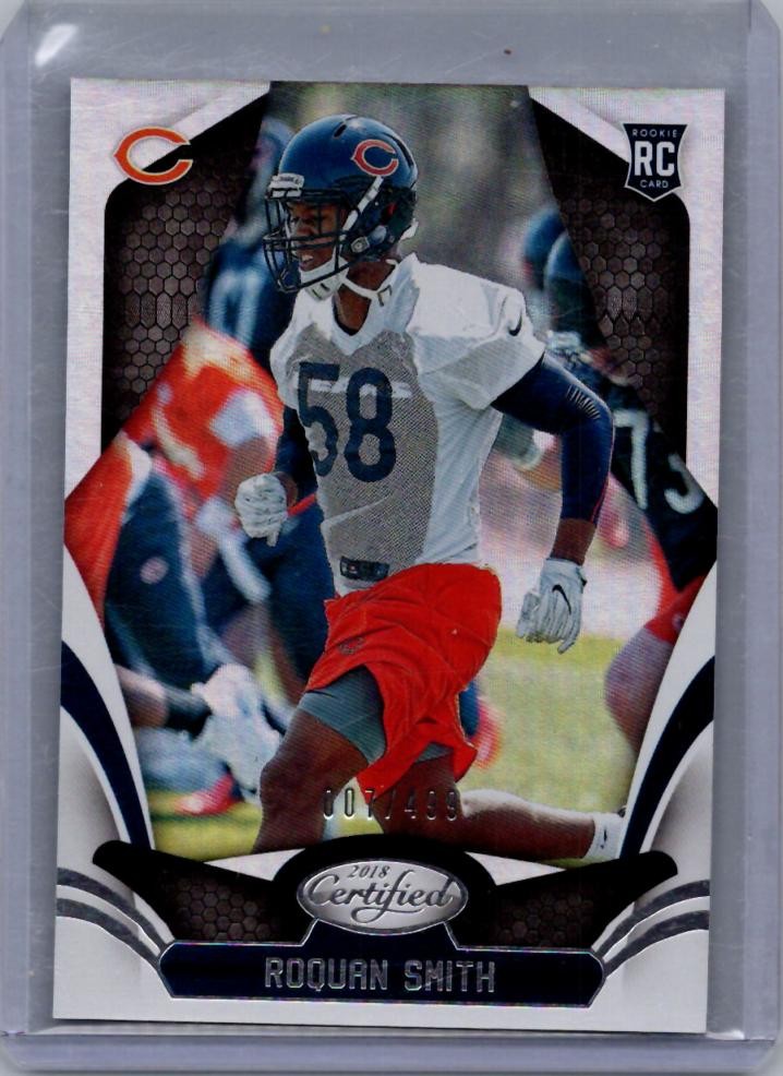 2018 Panini Certified #141 Roquan Smith Mirror Silver #/499