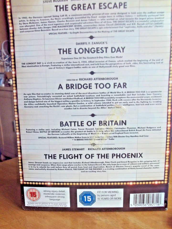 WAR COLLECTION SEALED BOXED SET WAR COLLECTION 5 DVD'S - Image 3 of 3