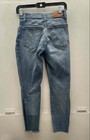 Lucky Brand Womens Blue Denim Distressed Button Fly Skinny Jeans Size 4/27 — photo 2