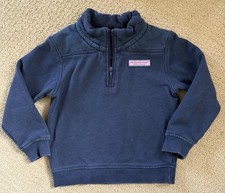 Vineyard Vines Navy Sweatshirt 1/4 Zip Boys 5