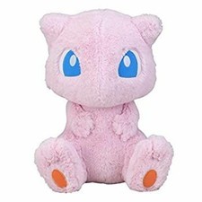 Pokemon Center Original Big Fluffy Plush Toy Mew Authentic