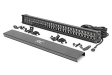 Rough Country 30 Black Series Dual Row Cree Led Light Bar White Drl - 70930bd