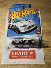 2023 Hot Wheels Honda Civic Custom White 172/250 HW Drag Strip 7/10