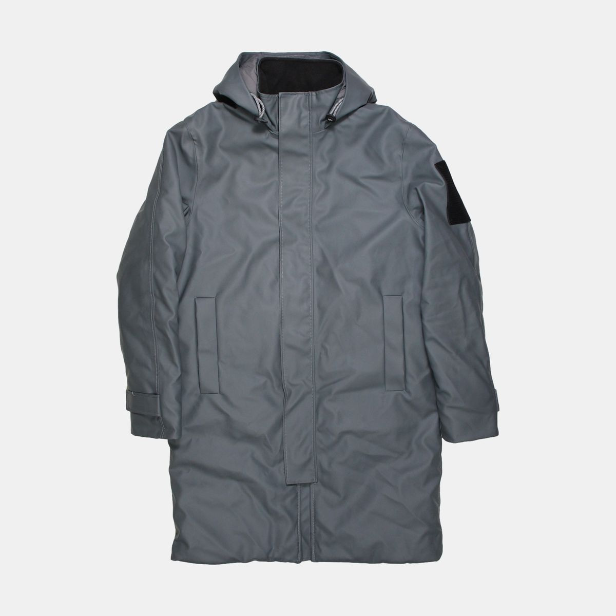 Rains Glacial Coat for Men in Grey Polyurethane Size S Long