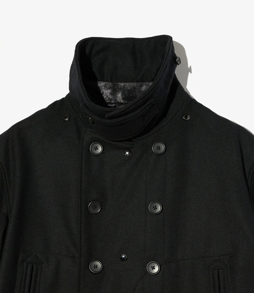 Engineered Garments Fireman Jacket Black 24oz Woo… - image 3