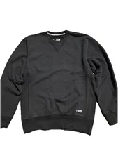 Vintage 90s Russell Athletic Blank Plain Crewneck Sweatshirt Black Size M USA