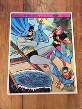 BATMAN Frame Tray Puzzle Whitman 4518 11.5x14.5" 1966