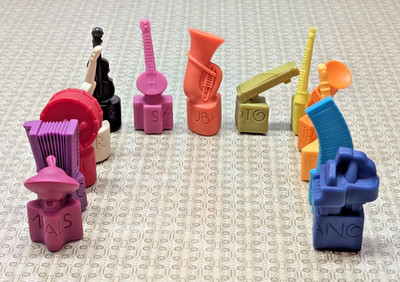 B. Toys by Battat B. Symphony Musical Orchestra Instrument Pieces COMPLETE SET