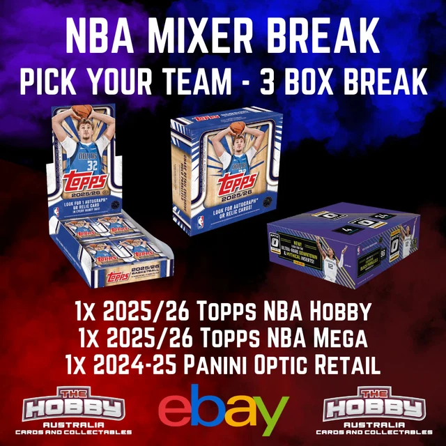 NBA 3 Box Mixer Break - Pick Your Team - Washington Wizards