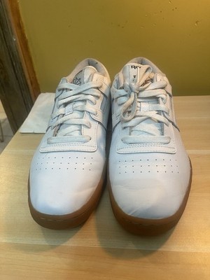 Reebok Classic Leather White Gum Sole Men s Sneakers Low Top