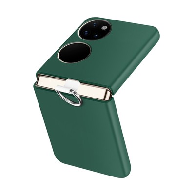 Huawei P50 Pocket Rigid Case Ring Support Function Video Stand Green