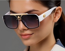 Gafas Lentes Para Mujeres Grande Nuevo Elegante Sunglasses Women Female Shades