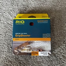 RIO GripShooter Spey Fly Shooting Line 44 libbre 100 piedi nylon rosso/arancione made USA
