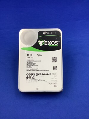 ST16000NM000J Seagate Exos X18 16TB 7200 RPM SATA 6Gb/s
