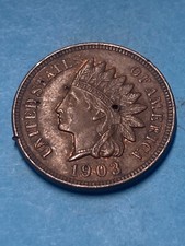 1903 Indian Head Cent - AU+ Details - As Shown! (#0265)