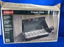 Coleman Classic Tabletop 2 Burner Portable Propane Gas Camping Stove Read Desc