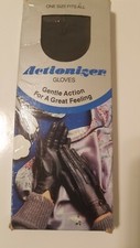 New Actionizer 5700 Ladies Black OS Hand N Hand Comfort Mini- Massage Gloves