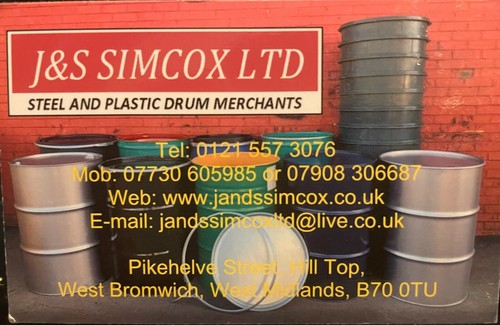 205 LITRE/45 GALLON STEEL DRUM/BARREL/CONTAINER FOR SHIPPING/WASTE/FEED/BIN - Picture 4 of 4