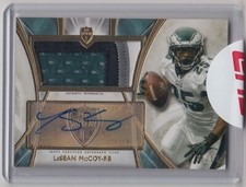 2014 Topps Supreme Jumbo Auto 4-color Patch LeSean McCoy 1/10 Eagles PA Legend