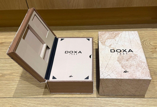 Genuine Doxa Watch Presentation Box Case Clive Cussler Sub 300T Limited Edition - Picture 2 of 6