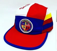 Red Blue 5 Panel L/XL RK Men Cap Adjustable Strap 