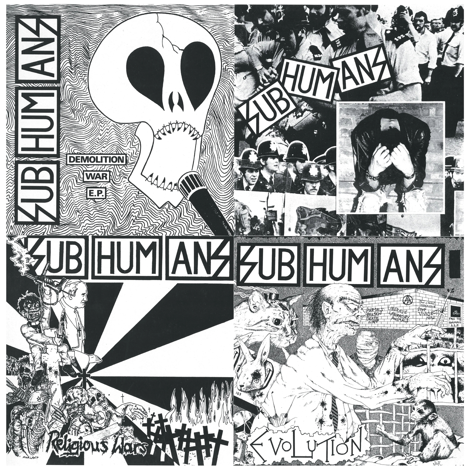 Subhumans EP-LP (Vinyl) 12