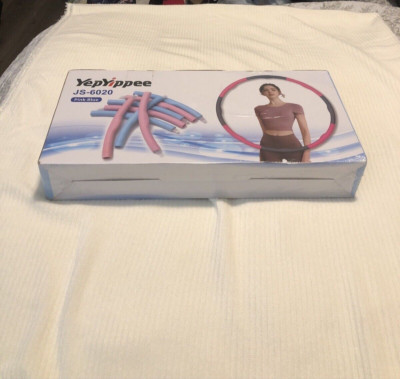 YepYippee Weighted Hula Hoop 2.2lb Exercise Hoop for Weight Loss Waist Training 