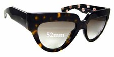 SFx Replacement Sunglass Lenses fits Prada SPR29P  PR29PS - 52mm Wide