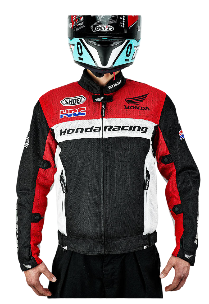 Honda Motorcycle Racing Motorbike Riding Mesh Fabric Jacket
