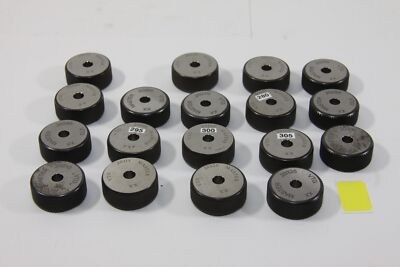 VERMONT GAGE MASTER RING GAGE STEEL XX .20235,.20245-.20325 18 pc