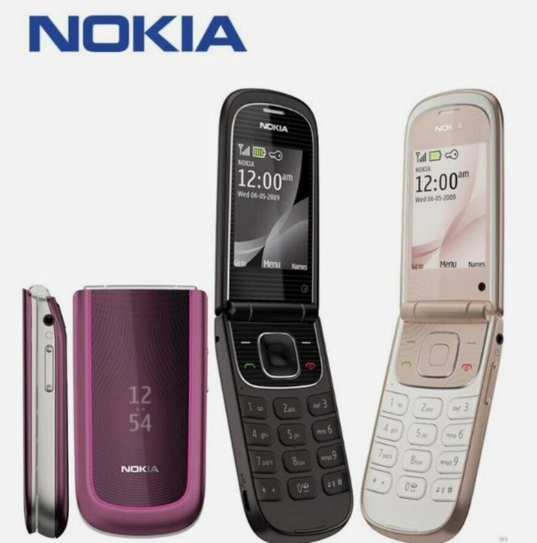 Nokia 3710 Fold Flip Phone 3G GSM Unlocked Bluetooth MP3 Phone + 1 Year WARRANTY - Image 3 of 4