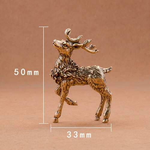 Brass Figurine Statue Miniature Ornament Animal Figurines Home Office Decor US - Picture 48 of 116