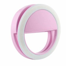 Selfie LED Light Ring Flash Fill Clip Camera For Phone  Tablet