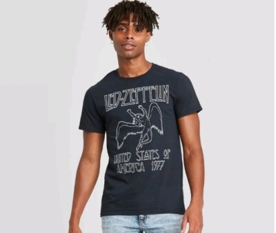 トップス BOYS OF SUMMER LED ZEPPELIN crew neck Amazon.com: Led Zeppelin Blimp Crew Neck Short Sleeve Navy
