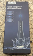 Sejoy Oral Irrigator Cordless Water Flosser 5 Jet Tips