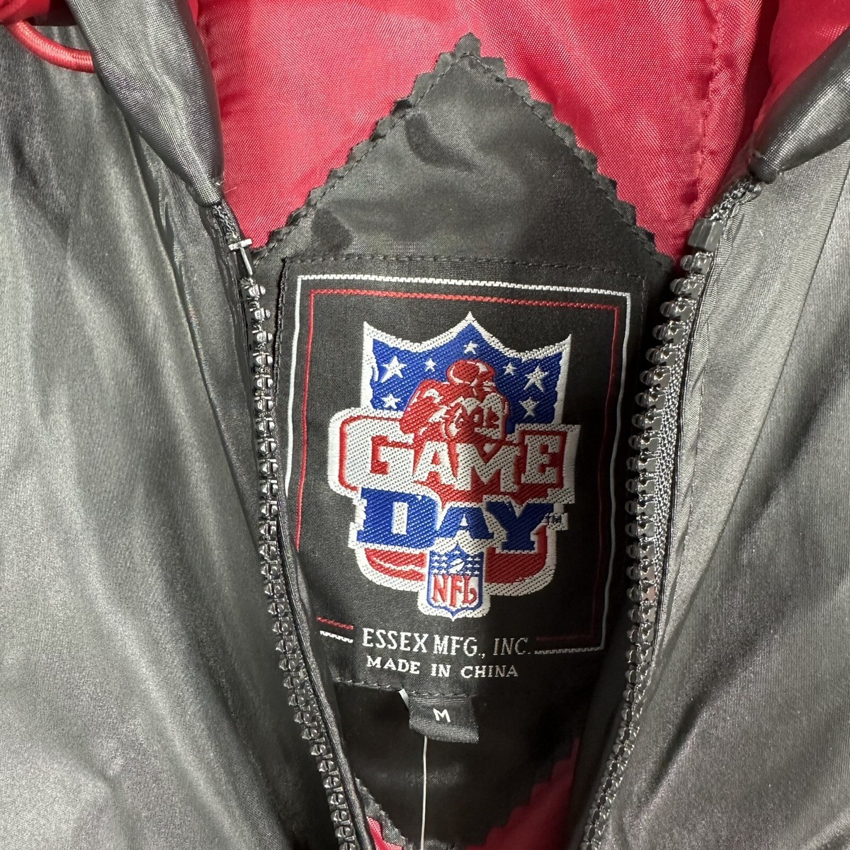 Gameday NFL Vintage Vtg San Francisco 49ers Jacket Mens Size Medium M Red  Black